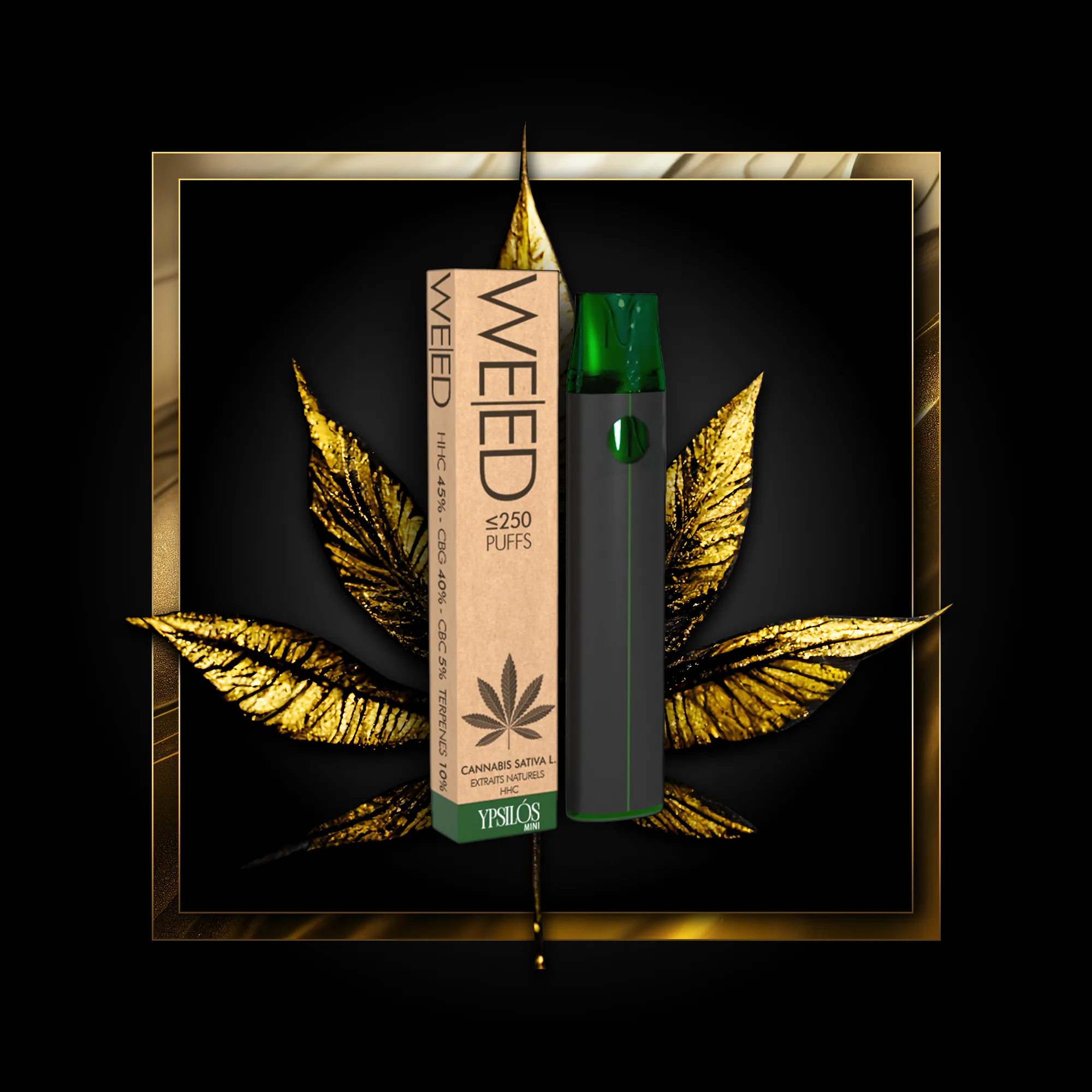 Weed (kertakäyttöinen) 250 suihketta - 0,50 ml. HHC