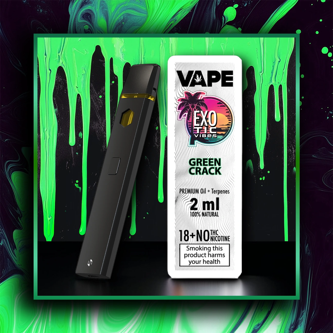 Green Crack HHC Premium-Vape - 2.00 ml. HHC