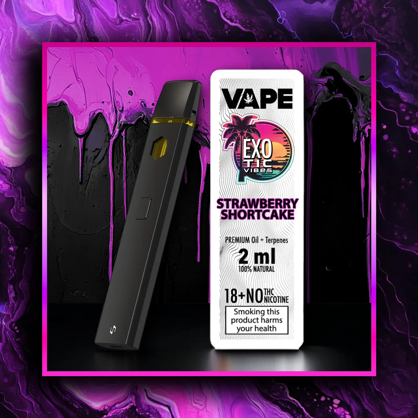 Strawberry Shortcake HHC Premium-Vape - 2.00 ml. HHC