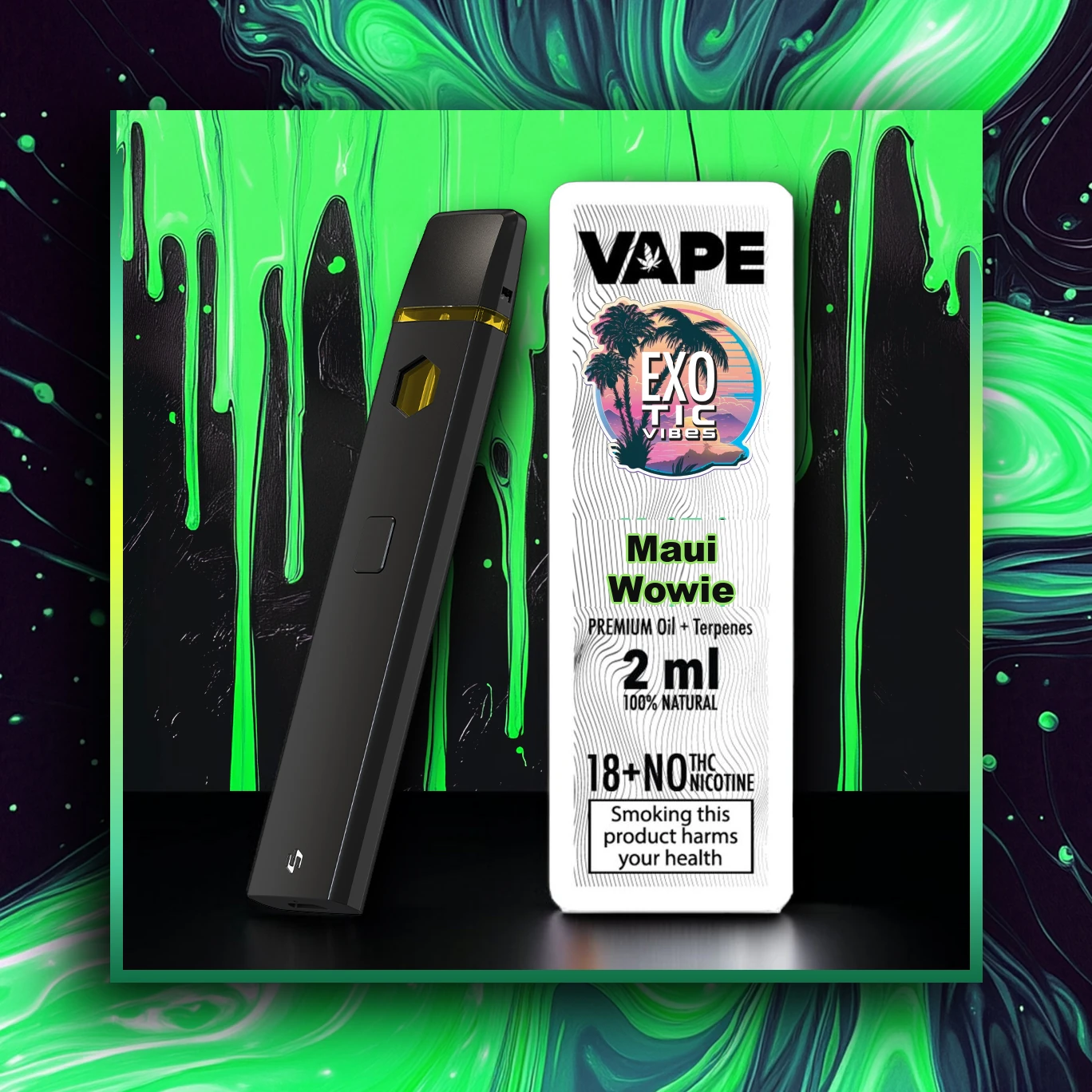 Maui Wowie HCT Premium-Vape - 2.00 ml. HCT